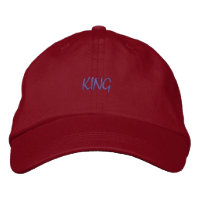KING Edit your Own-Hat Handsome Red Colour cool