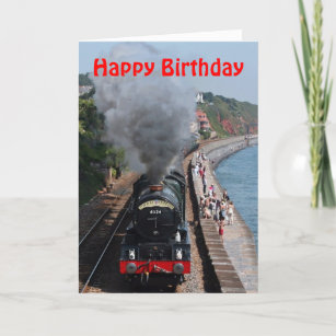 Schools Class Southern Railway Steam Train Blank Fathers Day Birthday Card