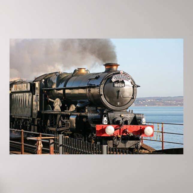 King Edward 1 Steam Engine Poster (Front)