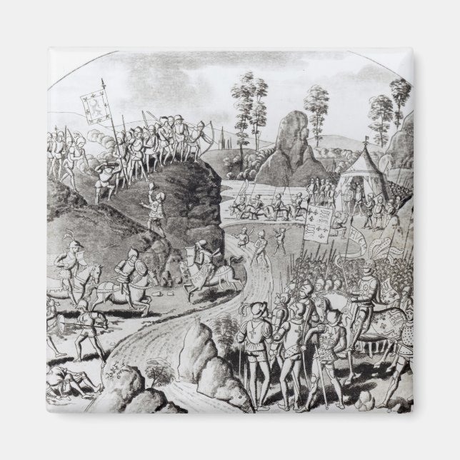 King Edward I's  First Expedition Magnet (Front)