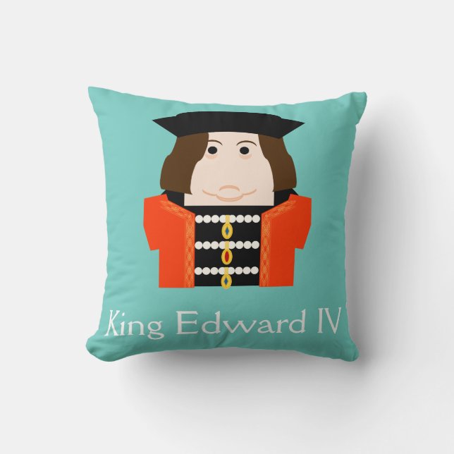 King Edward IV of England Cushion (Front)