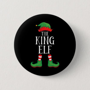 King Elf Matching Group Xmas Funny Family Christma 6 Cm Round Badge