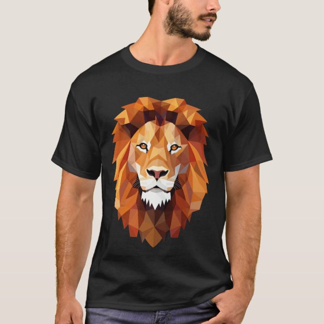 King Energy – Bold Lion Face T-Shirt (Front)