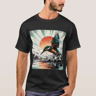 King Fisher, Ai Generated Art T-Shirt