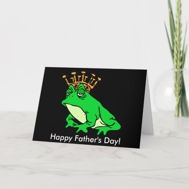King for a day card (Front)
