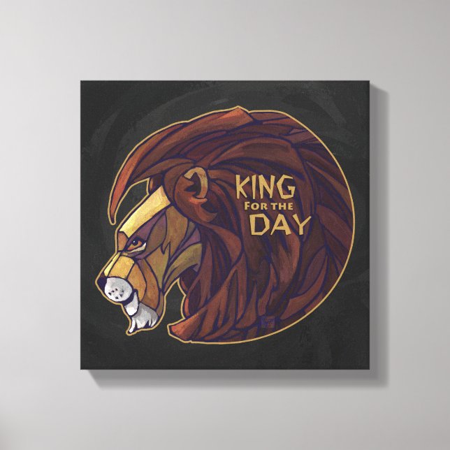 King for the Day Canvas Print (Front)
