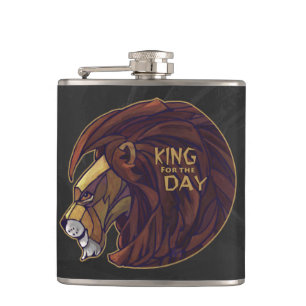 King for the Day Hip Flask