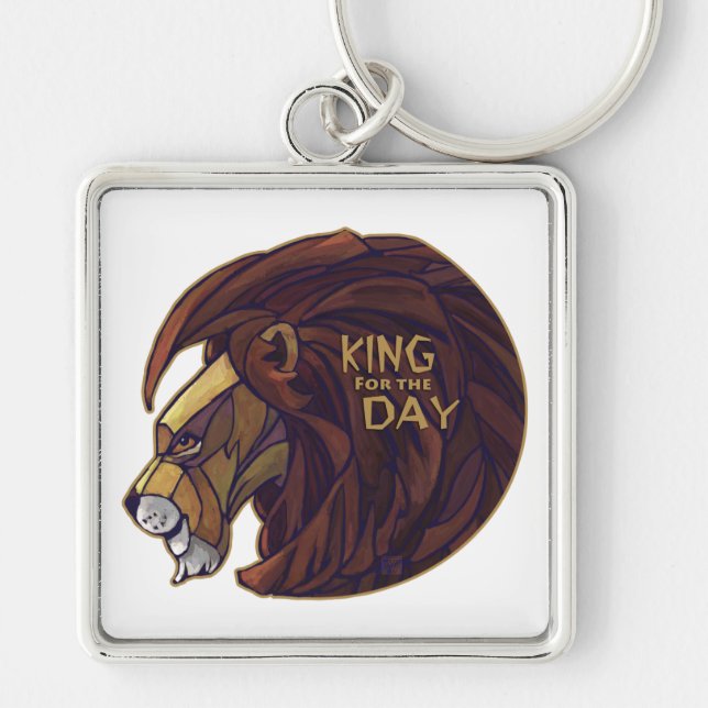 King for the Day Key Ring (Front)