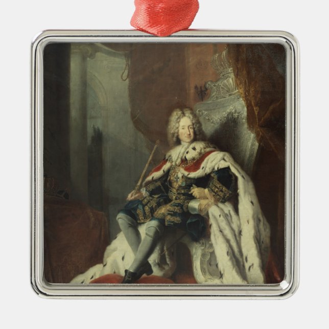 King Frederick I of Prussia Metal Tree Decoration (Front)