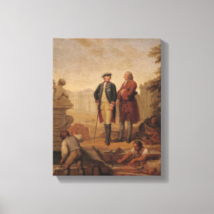King Frederick II of Prussia Canvas Print