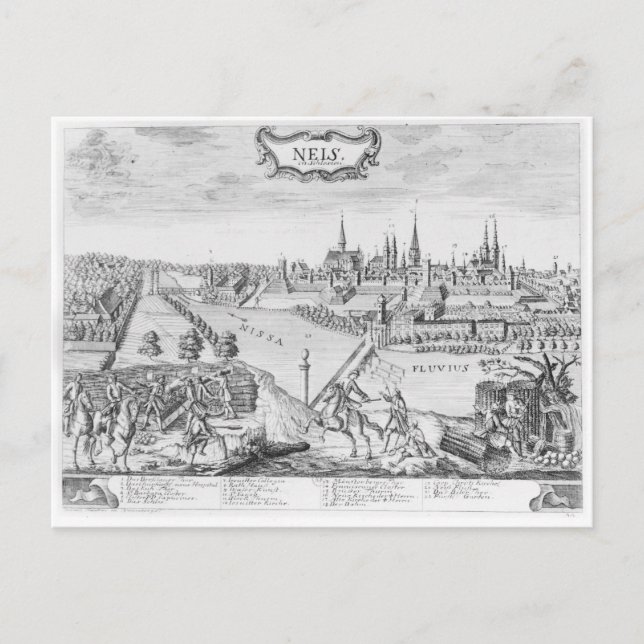 King Frederick II of Prussia Postcard (Front)