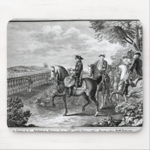 King Frederick II of Prussia  reviewing the Mouse Mat