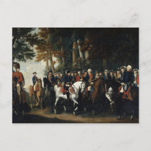King Frederick II's return from Preussen von Postcard