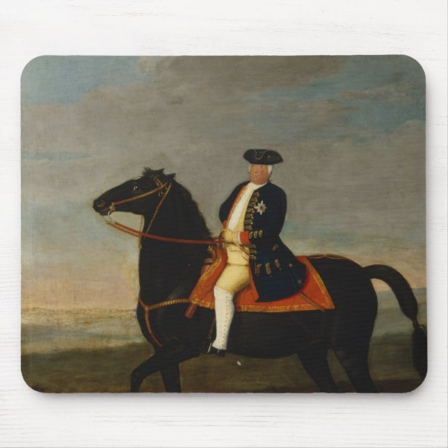 King Frederick William I on Horseback Mouse Mat (Front)
