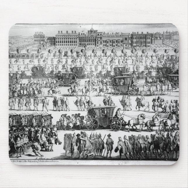 King George I procession to St. James's Palace Mouse Mat (Front)