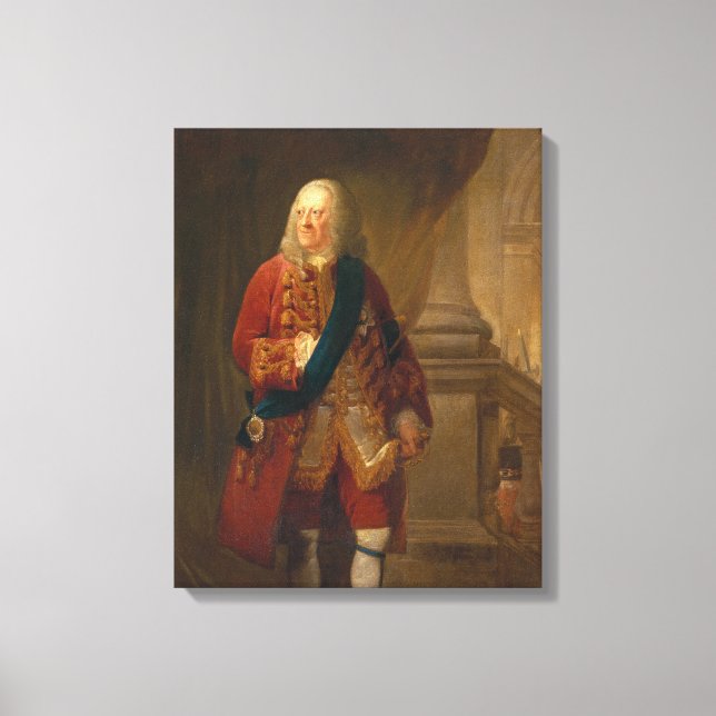 King George II, 1759 Canvas Print (Front)