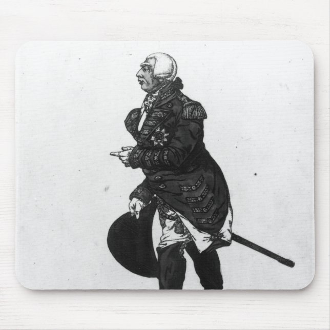King George III, aged 72, 1810 Mouse Mat (Front)