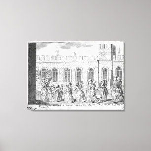 King George III and Queen Charlotte Canvas Print