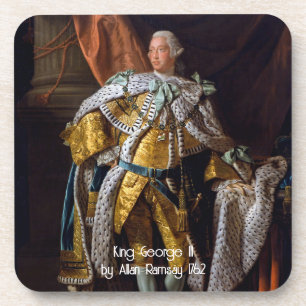 King George III by Allan Ramsay 1762 Coaster