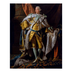 King George III by Allan Ramsay 1762 Poster