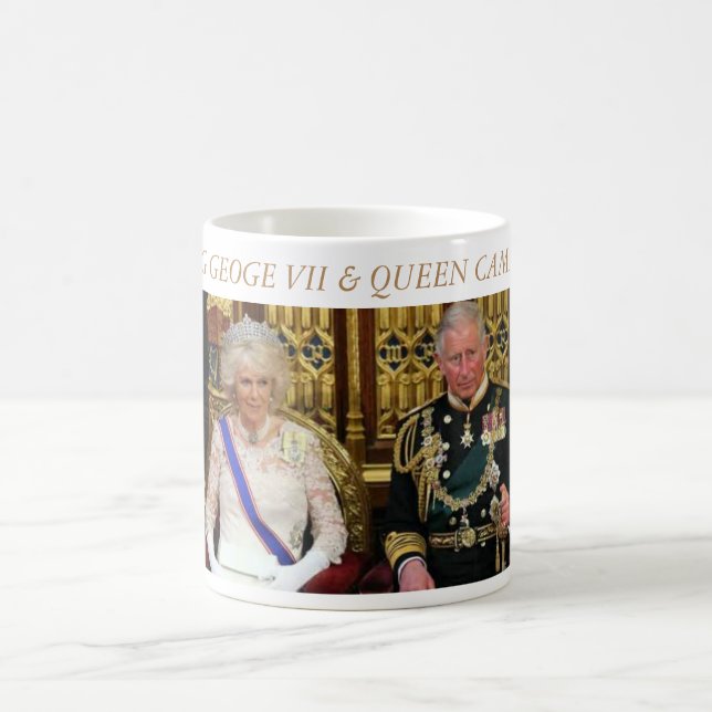 King George VII and Queen Camilla Coffee Mug (Center)