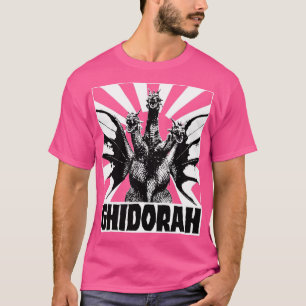 KING GHIDORAH Rising sun for red tees