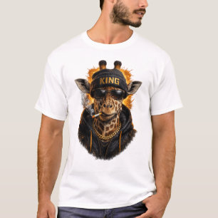 King Giraffe Streetwear T-Shirt – Urban Animal Des