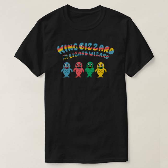 King Gizzard And The Wizard Lizard fishies Classic T-Shirt (Design Front)