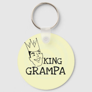 King Grampa T-shirts and Gifts Key Ring