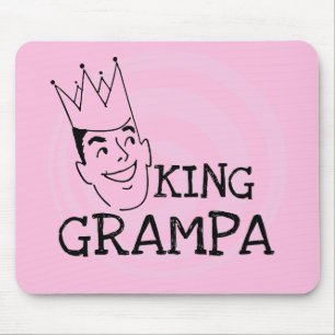 King Grampa T-shirts and Gifts Mouse Mat
