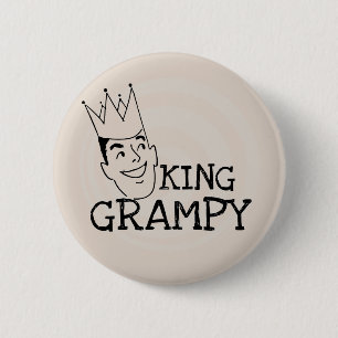 King Grampy Tshirts and Gifts 6 Cm Round Badge