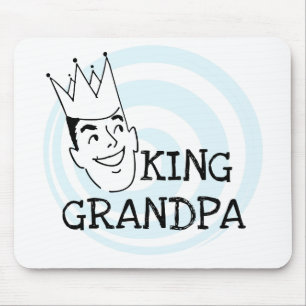 King Grandpa T-shirts and Gifts Mouse Mat