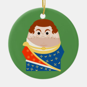 King Henry II of England Ceramic Tree Decoration