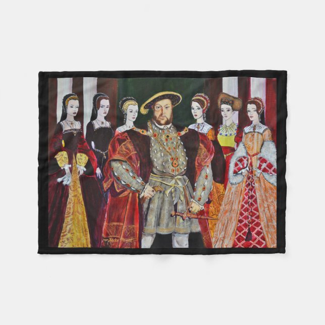 King Henry the Eighth  Fleece Blanket (Front (Horizontal))