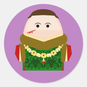 King Henry V of England Classic Round Sticker