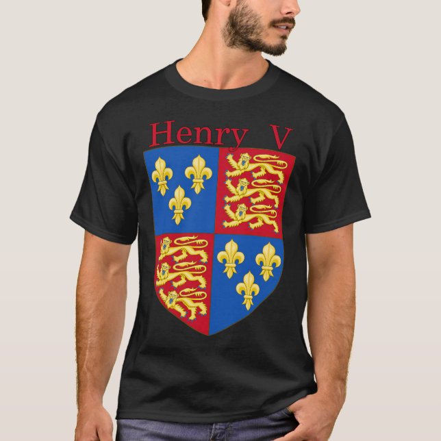 King Henry V Royal Arms T-Shirt (Front)