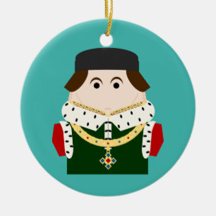 King Henry VI of England Ceramic Tree Decoration
