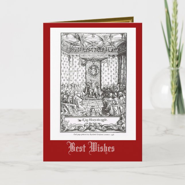 King Henry VIII 1546 Card (Front)