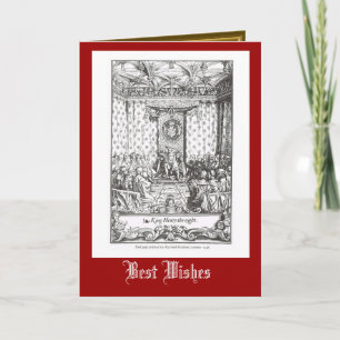 King Henry VIII 1546 Card