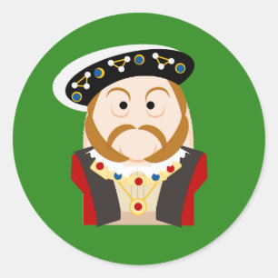 King Henry VIII Classic Round Sticker