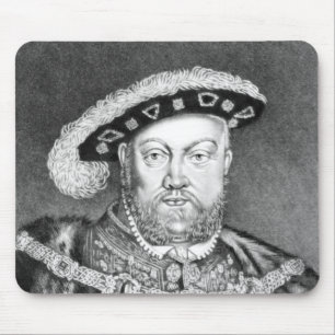 King Henry VIII  illustration Mouse Mat