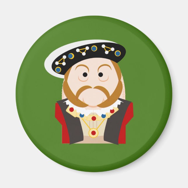 King Henry VIII Magnet (Front)