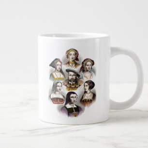 King Henry VIII of England His Six Wives Large Coffee Mug