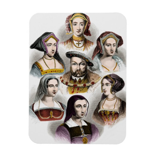 King Henry VIII of England | His Six Wives Magnet (Vertical)