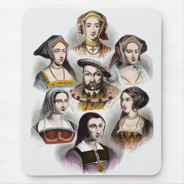 King Henry VIII of England | His Six Wives Mouse Mat (Front)