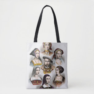 King Henry VIII of England His Six Wives Tote Bag
