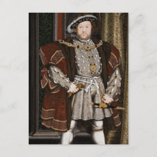 King Henry VIII of England Postcard