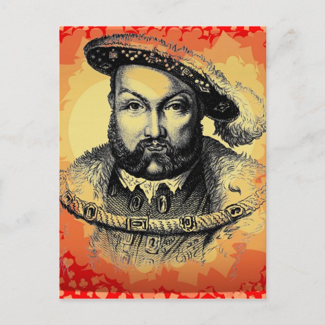 King Henry VIII Postcard (Front)