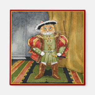 King Henry VIII royal cat magnet