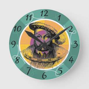 King Henry VIII Wall Clock